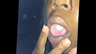 smoking cig cum in mouth