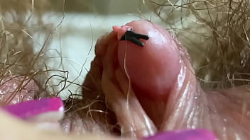 hairy pussy missionary close up