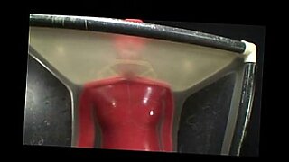 ashley blue in a latex catsuit gets pounded in the ass by two guys by rb