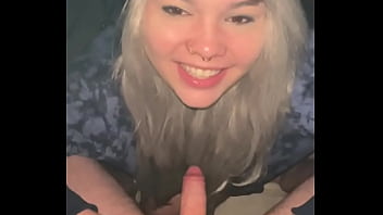 blonde babe made the guy cum twice