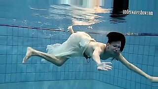 capri cavanni in swimming pool