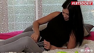 jasmine jae has her throat destroyed by black and white cocks