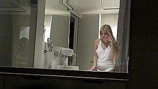 daughter watches mom suck brother until he cum