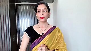 indian bbw wife witn new saree