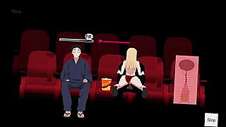 teen giving handjob in cinema