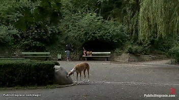 teen sarah upskirt in public park