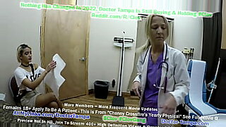 nurse uses the prostate massager on him