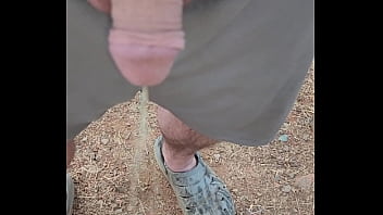 whore sucking cock outside in public