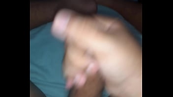 submissive white male cross dresser sucking big black dick