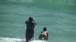 nude on public beach