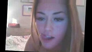 asian girl licking blonde white girl pussy licked in 69 on the bed in the hotel room